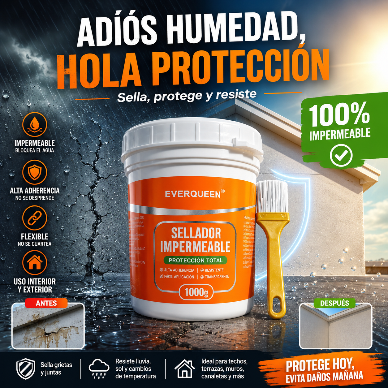 SELLADOR-TRANSPARENTE IMPERMEABLE 1 Kg