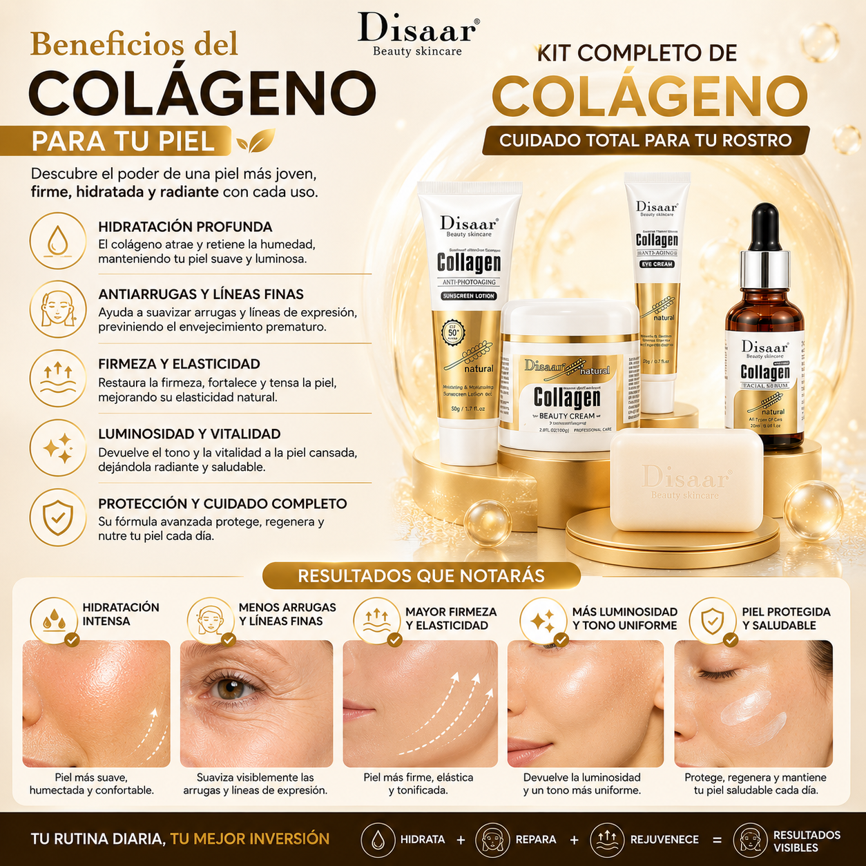 Set Cuidado De La Piel Colageno
