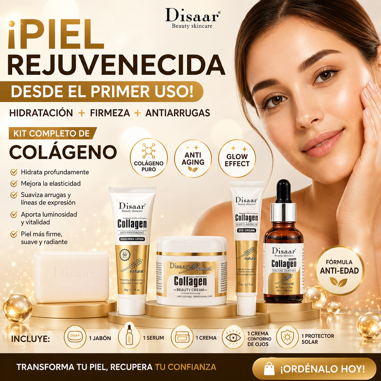 Set Cuidado De La Piel Colageno