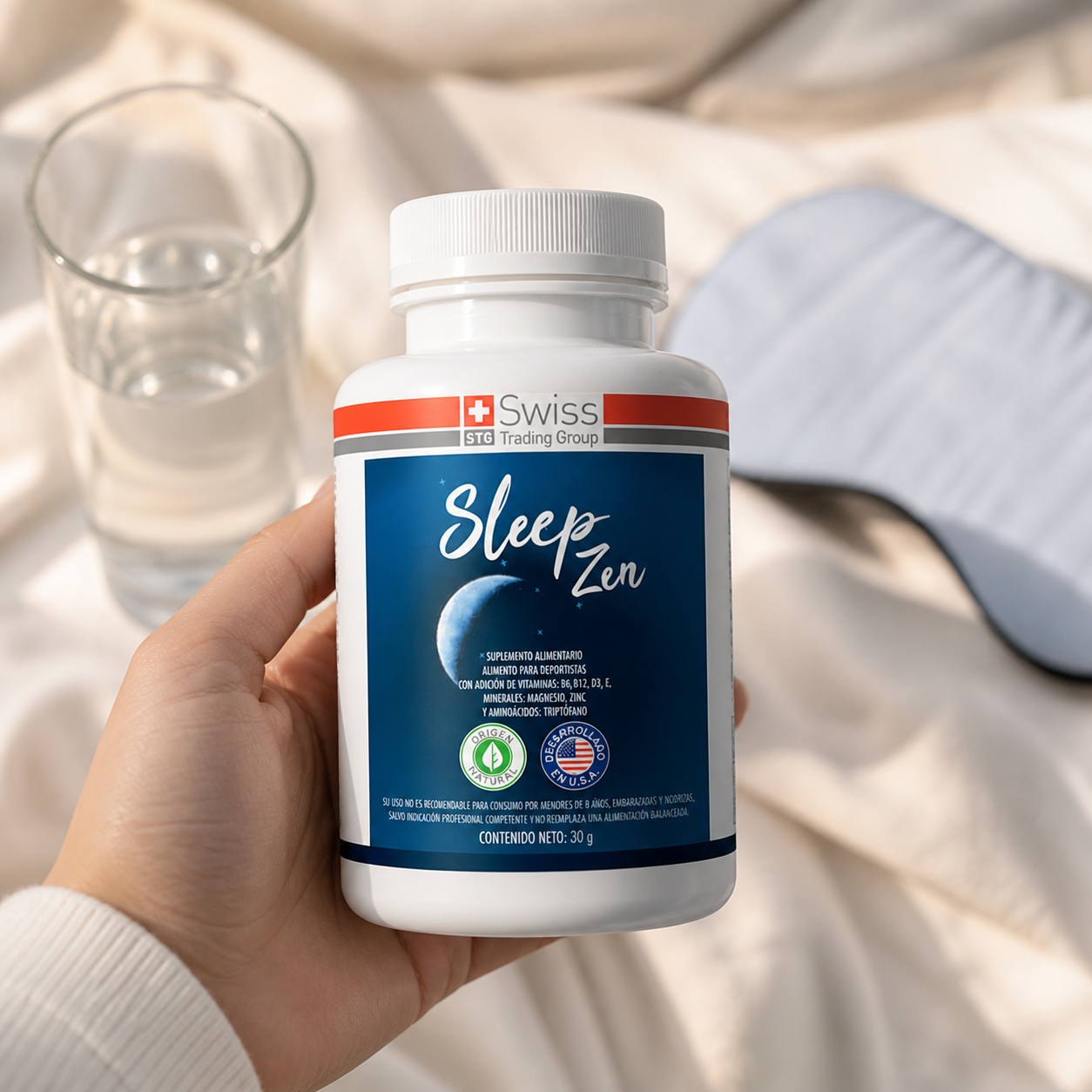 Sleep Zen – Duerme Profundo y Despierta con Energía | Suplemento Natural