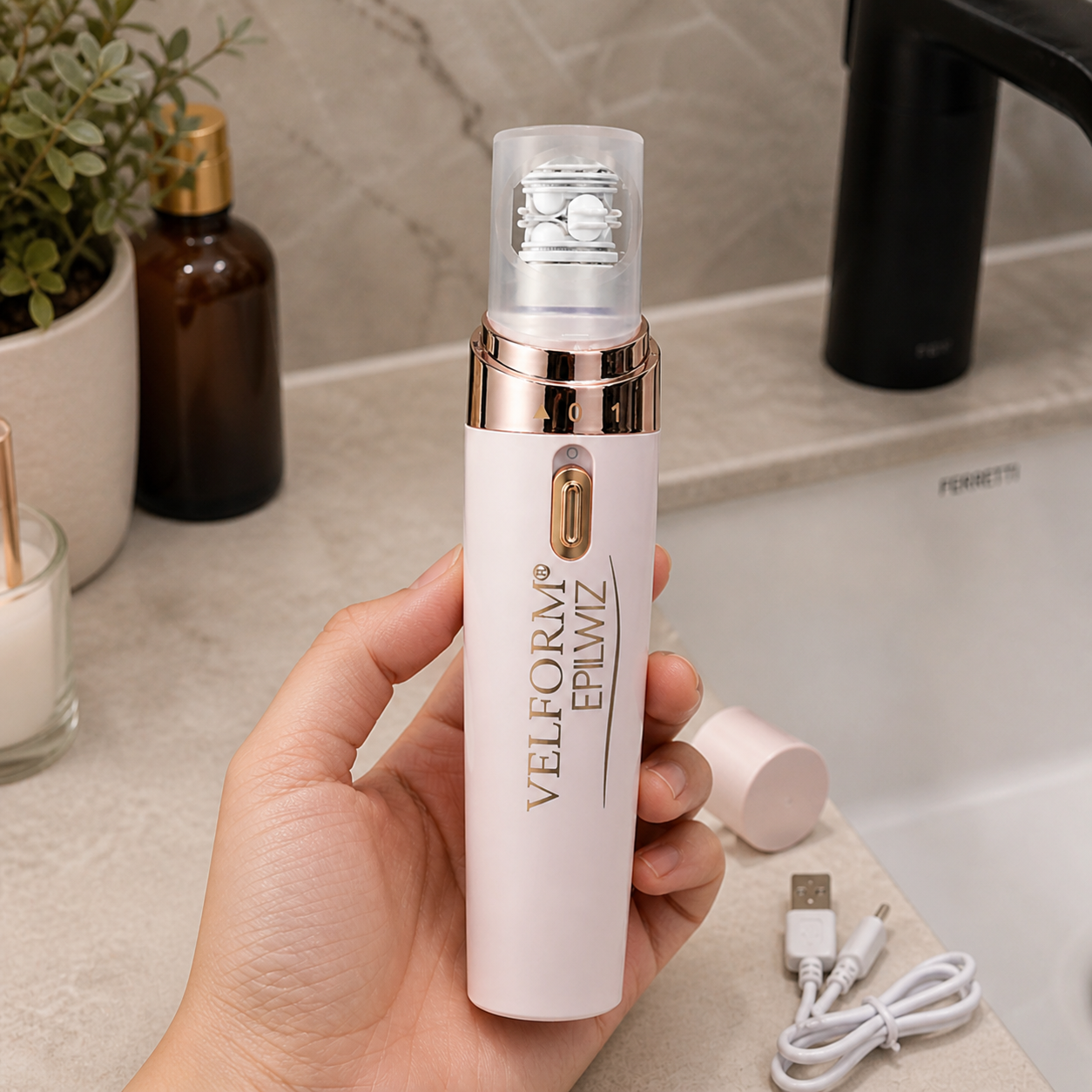 VELFORM Depiladora Portátil Vello Facial