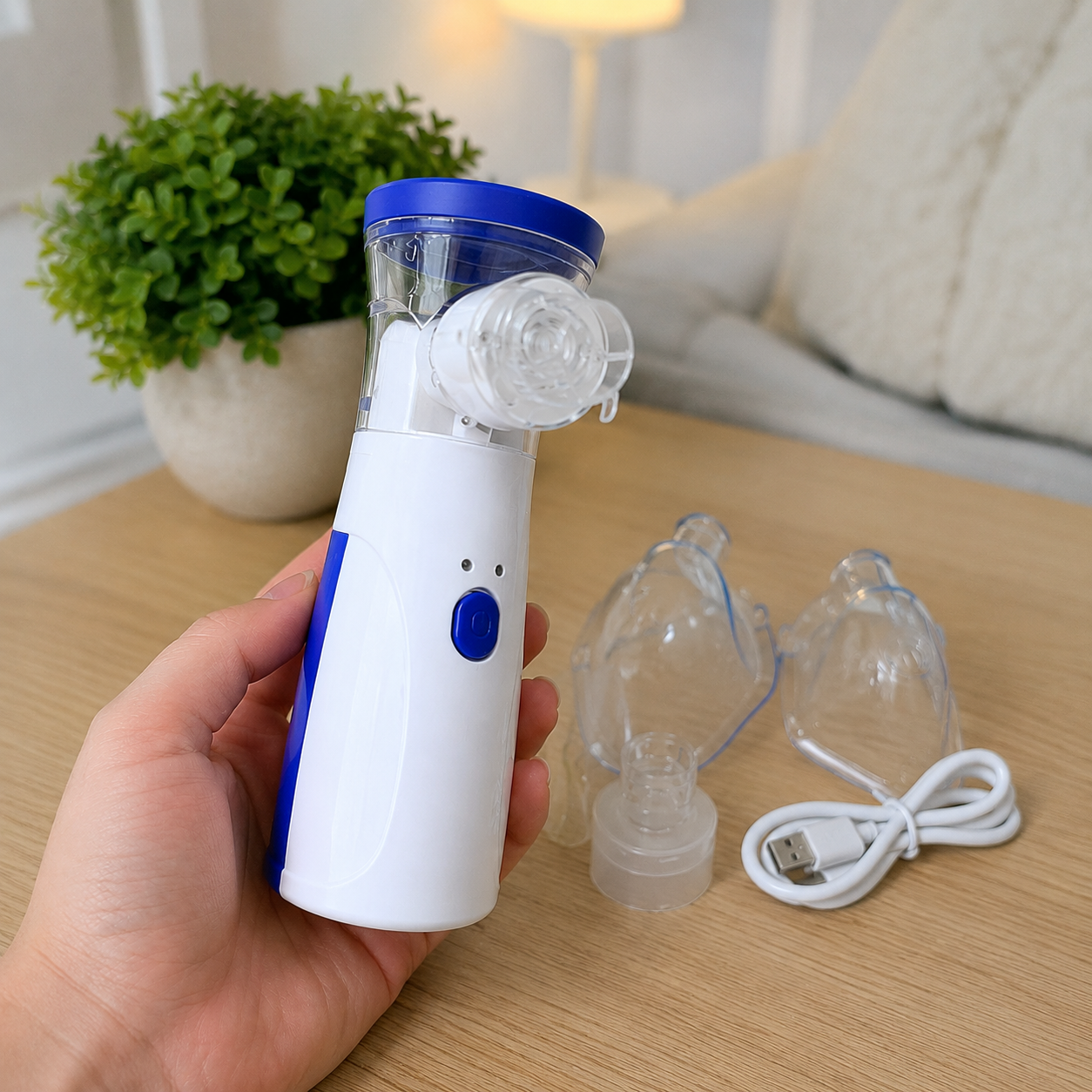 ❤️Nebulizador portátil inhalador - Respira con Tranquilidad